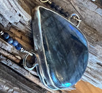 Vintage Sterling & Blue Flash Labradorite Necklace