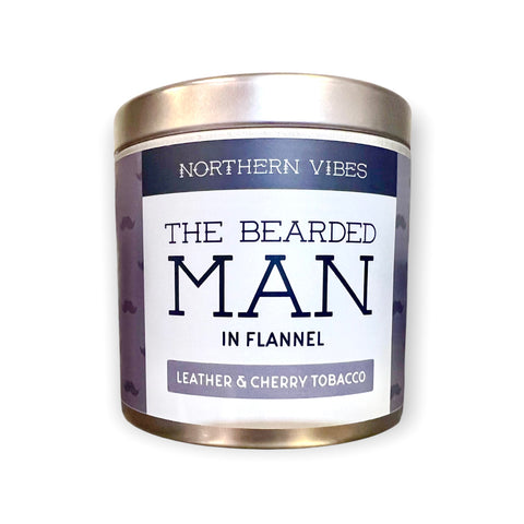 The Bearded Man In Flannel ~ Candle