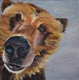 Bear Puppy 12X12 Giclee Prints Britni Siekaniec Art