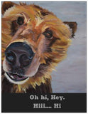 Bear Puppy ~ Greeting Card Stickers