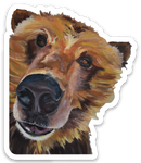 Bear Puppy ~ Sticker Stickers