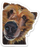Bear Puppy ~ Sticker Stickers