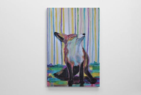 Color Fox Canvas 8X12 Britni Siekaniec Art