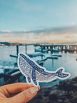Eco Whale ~ Sticker Stickers