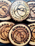Hand Burned Coasters
