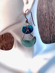 COPPER PATINA & CLAY EARRINGS